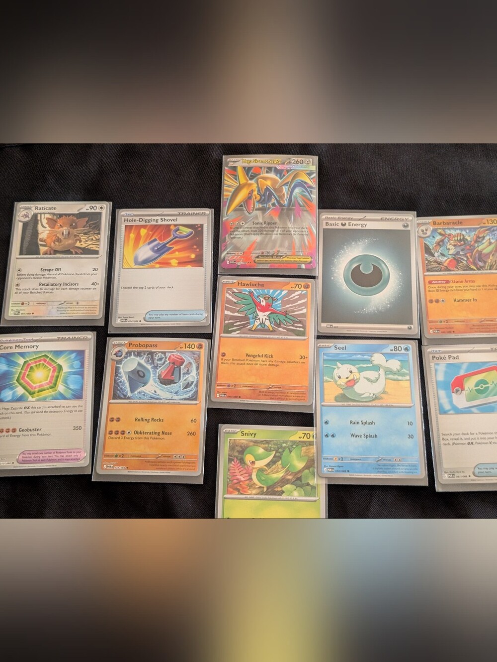 Pokemon Perfect Order Mega Evolution. 11 Cards